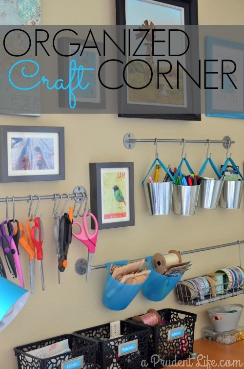 15 Craft Room Organization Ideas - Best Craft Room Storage Ideas If You're  on a Budget