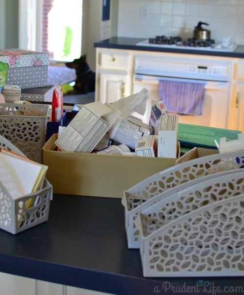 Organizing a Kitchen Office - Polished Habitat