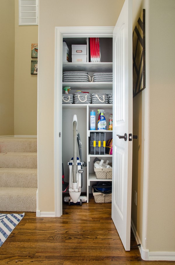 Game Closet Organization (Before & After) - Polished Habitat