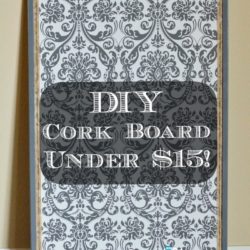 Gorgeous Custom Cork Board - DIY