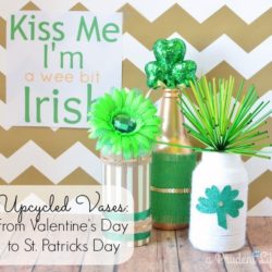 Irish St. Patrick's Day Centerpiece Upcycled fromTrash