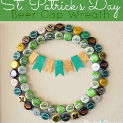 Beer Cap St. Patrick's Day Wreat