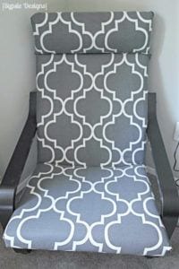DIY IKEA Poang Chair Cover - Polished Habitat