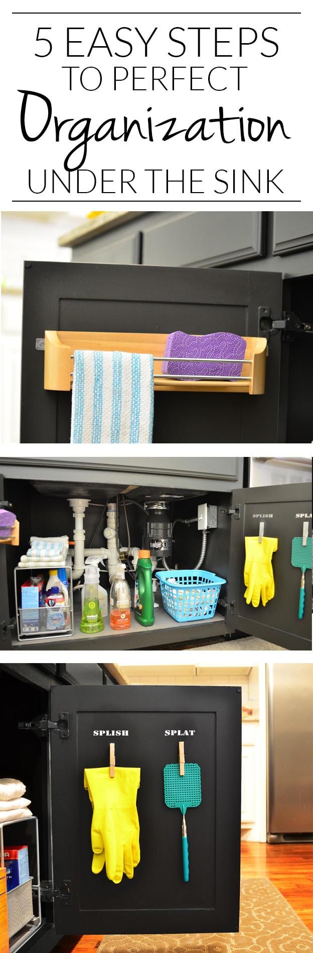 Organizing Ideas for Under Your Kitchen Sink