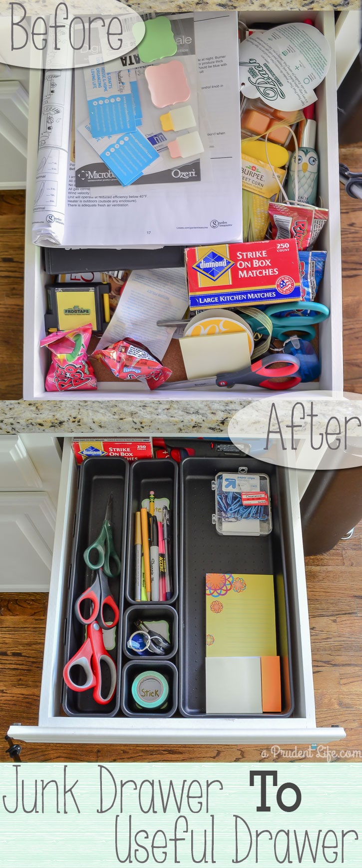 Inspiration For A Perfectly Organized Junk Drawer - A Nod to Navy