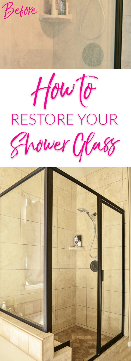 How to Clean Shower Doors With Hard Water Stains Polished Habitat