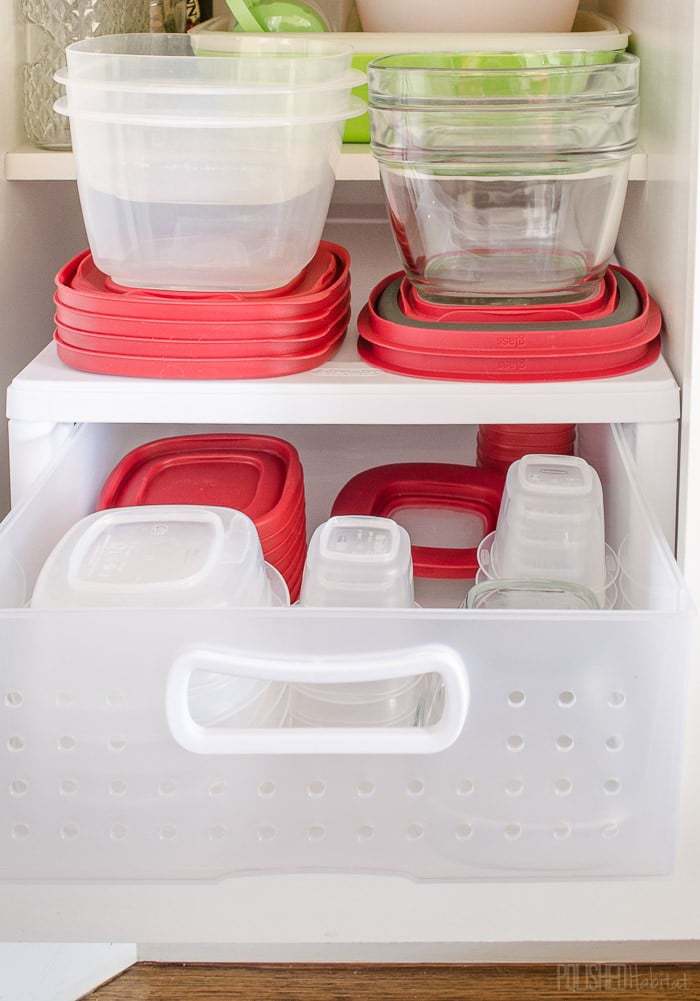 Too Many Leftover Containers! & A Little Bit About Organizing Kitchen  Cabinets 