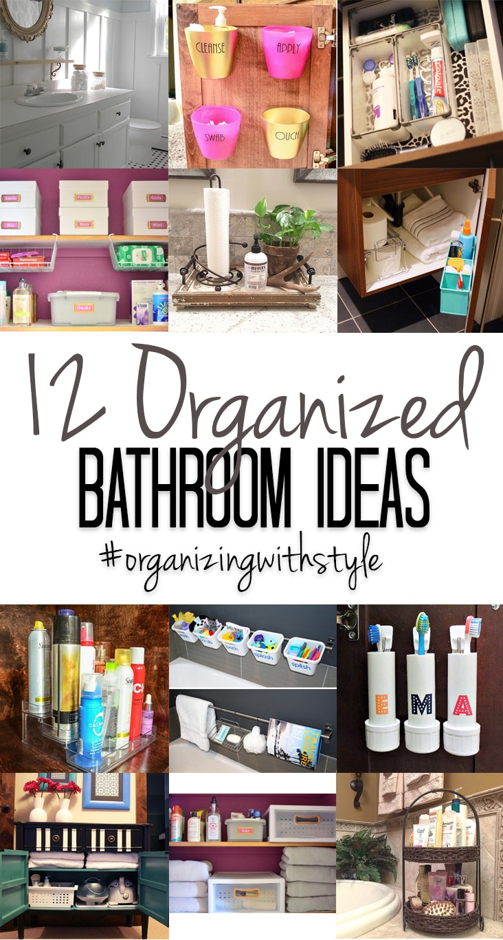 12 Bathroom Organization Ideas - Domestically Speaking