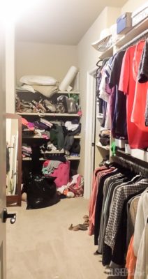 DIY Master Closet Before & After - Polished Habitat