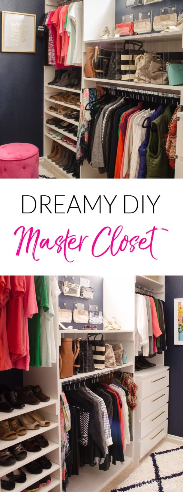 DIY Master Closet Before & After - Polished Habitat