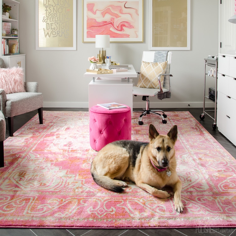 A Pink Rug For Every Style - from Modern Blush to Vintage Hot Pink -  Polished Habitat
