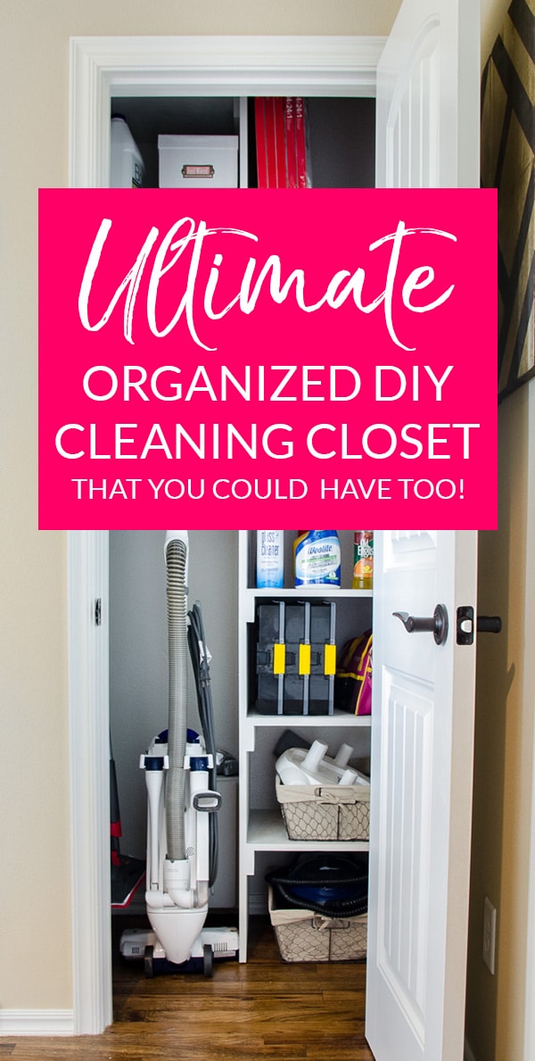 Simple Coat to Cleaning Closet - In The House Of David