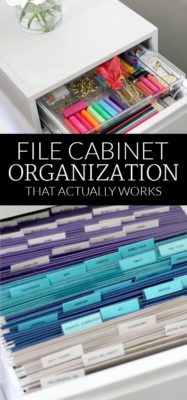 File Cabinet Organization {Organizing in Style} - Polished Habitat