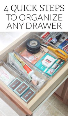 How to Organize the Kitchen Junk Drawer - Polished Habitat