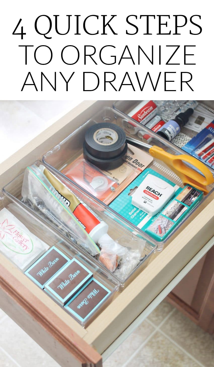 How to Organize the Kitchen Junk Drawer - Polished Habitat