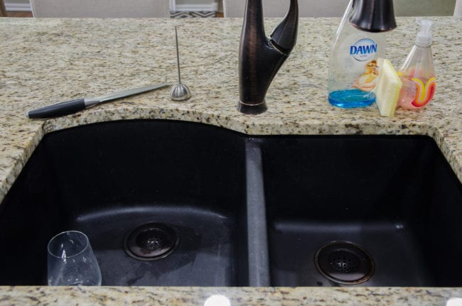 Under Kitchen Sink Organization Ideas  Kitchen sink organization, Kitchen  soap dispenser, Clean kitchen sink