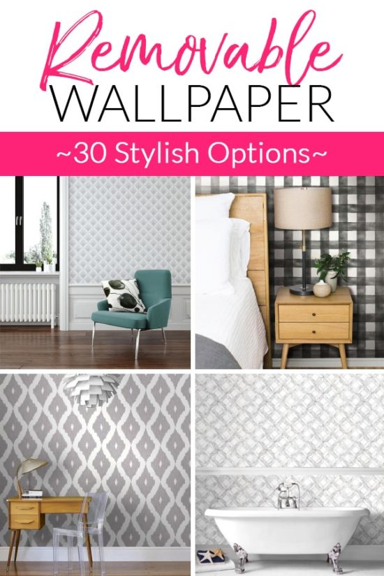 Removable Wallpaper Guide {Where To Shop + 30 of My Favorite Styles