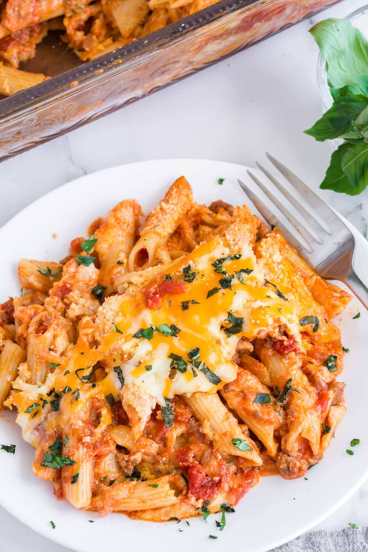 Easy Baked Ziti Recipe - Polished Habitat