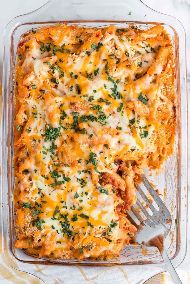 Easy Baked Ziti Recipe - Polished Habitat