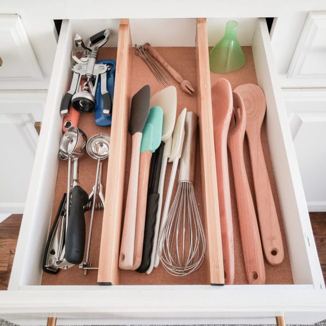 How to Organize Kitchen Drawers - Polished Habitat
