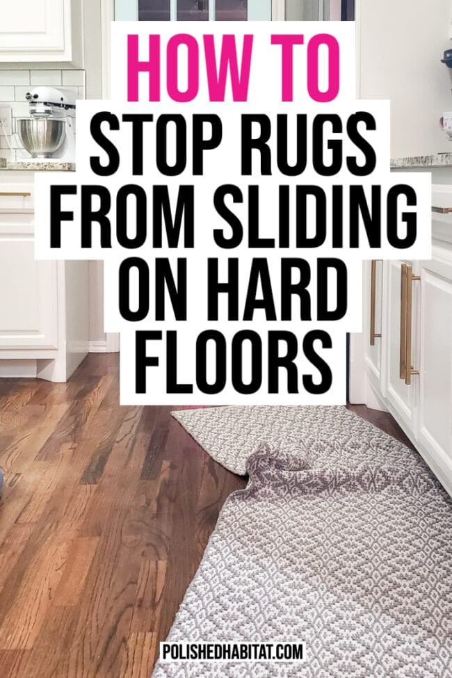 How To Keep Door Mats and Rugs From Sliding 