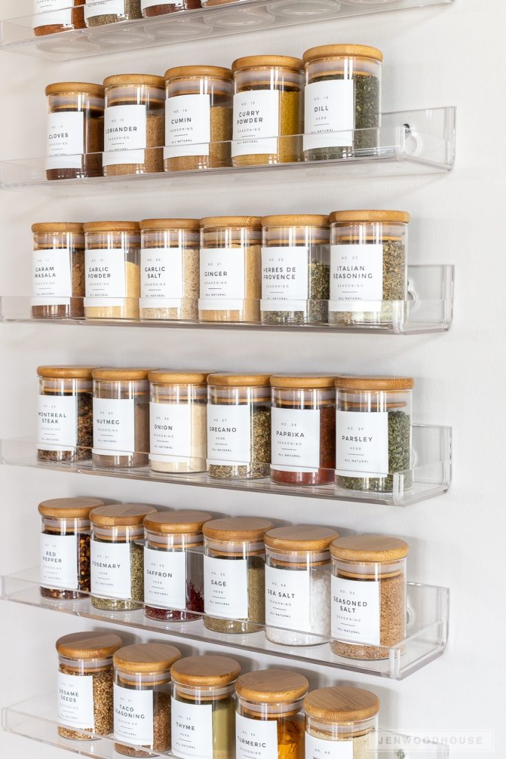 Simple Spice Organization - A Pretty Life In The Suburbs